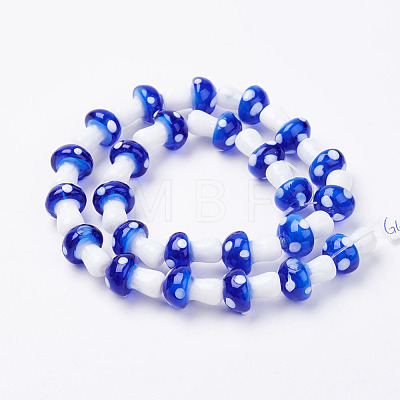 Handmade Lampwork Beads Strands LAMP-E015-03K-1