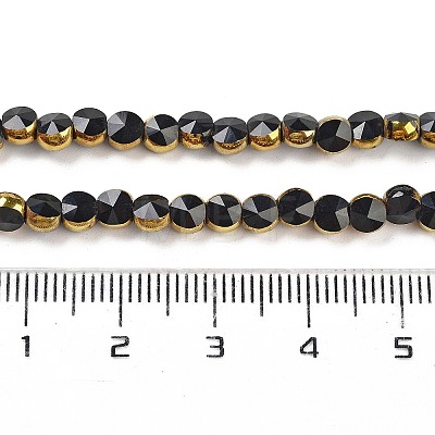 Electroplate Glass Beads Strands EGLA-C005-03D-1