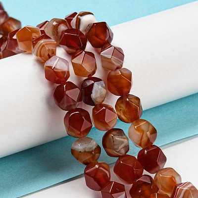 Natural Red Agate Beads Strands G-C085-A05-01-1