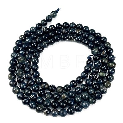 Natural Blue Tiger Eye(Dyed & Heated) Beads Strands LS-G-M438-A04-01-1