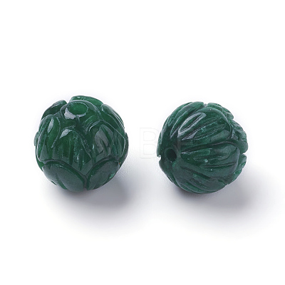 Natural Myanmar Jade/Burmese Jade Beads G-E418-40-1