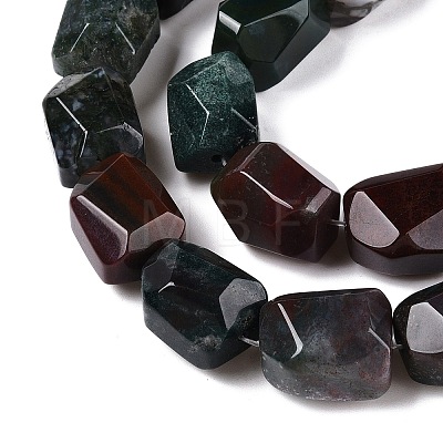 Natural Indian Agate Beads Strands G-N342-148B-1