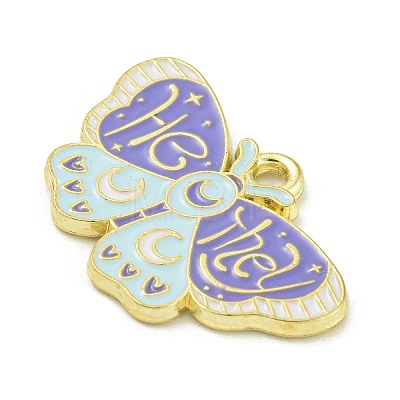 Alloy Enamel Pendants ENAM-I060-04D-1