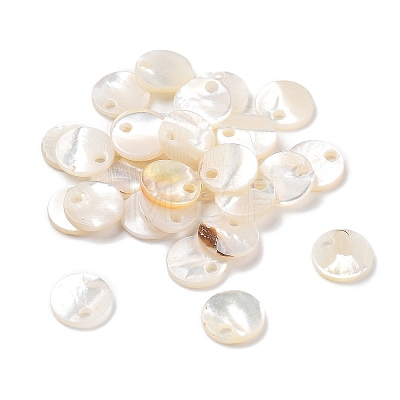 Natural White Shell Carved Pendants X-SSHEL-D084-01A-1