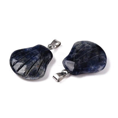 Natural Sodalite Pendants G-T138-208J-1