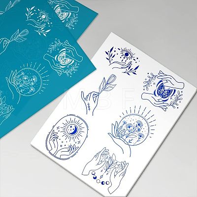 Silk Screen Printing Stencil DIY-WH0341-217-1