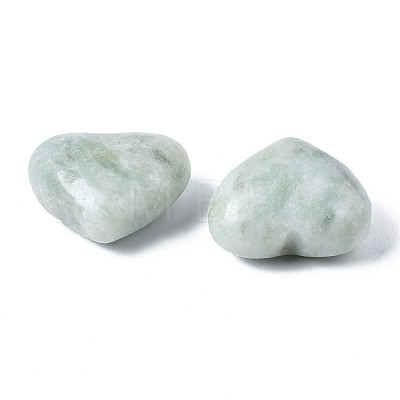 Natural New Jade Heart Palm Stone G-S299-122-1