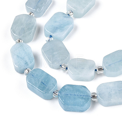 Natural Aquamarine Beads Strands G-T138-26-1