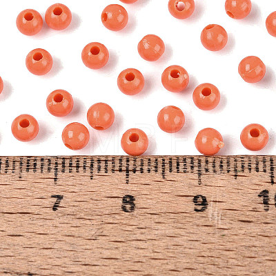 Opaque Acrylic Beads SACR-A006-06H-1
