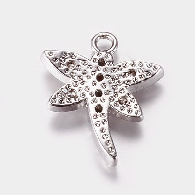 Long-Lasting Plated Brass Micro Pave Cubic Zirconia Charms ZIRC-L072-63-1