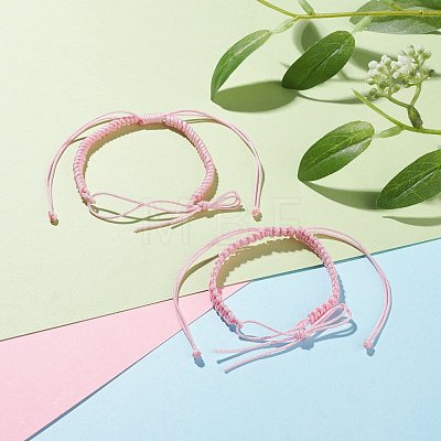 2Pcs Nylon Braided Bracelet Makings BJEW-JB07525-02-1