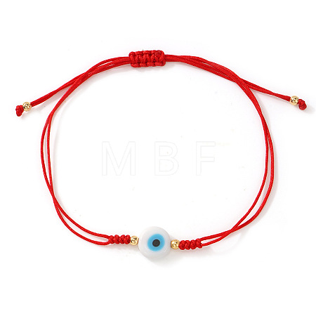 Handmade Lampwork Evil Eye Bead Braided Bracelets BM5229-3-1
