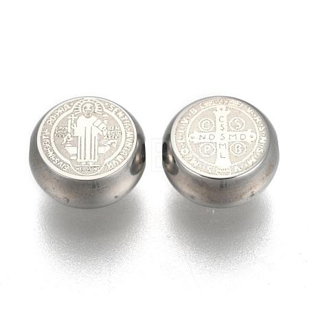 Tarnish Resistant 304 Stainless Steel Beads STAS-L234-127P-1