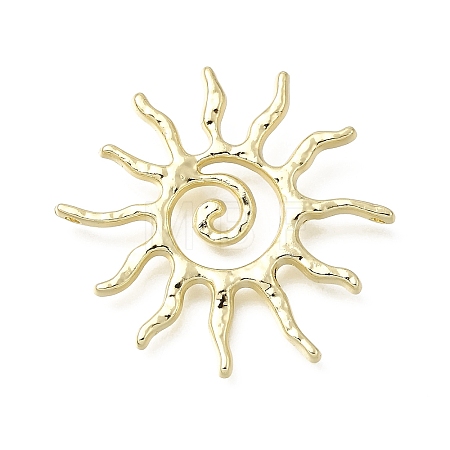 Hammered Alloy Pendants PALLOY-B016-03A-G-1