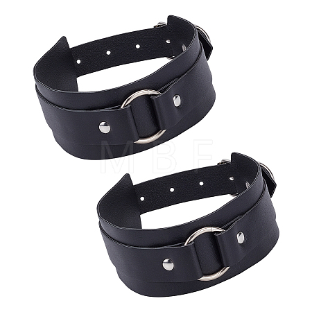 PU Leather Waist Harness Belts for Men DIY-WH0899-758-1-1
