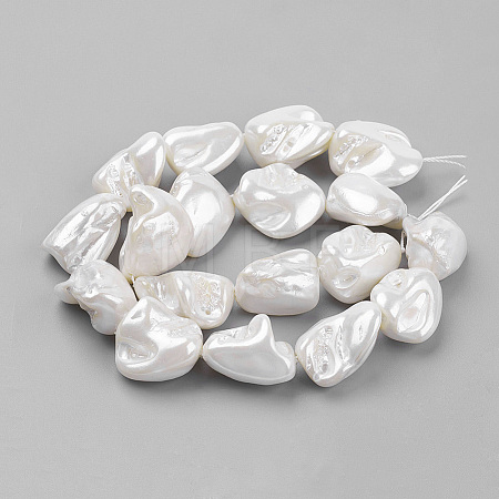 Shell Pearl Beads Strands BSHE-K010-08A-1