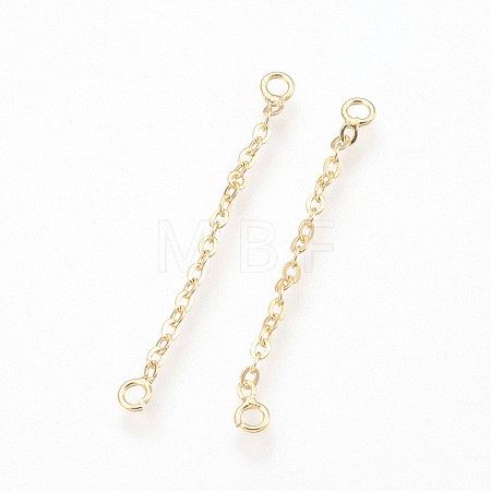 Brass Chain Links connectors X-KK-Q735-162G-1
