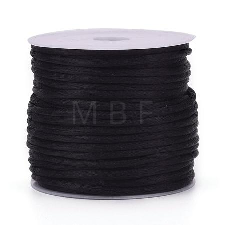 Nylon Satin Rattail Cords NWIR-L006-1mm-02-1