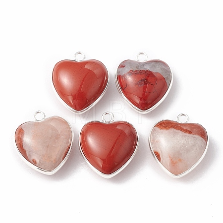 Natural Red Jasper Pendants G-C005-01S-18-1