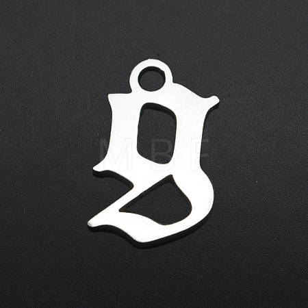 Non-Tarnish 201 Stainless Steel Charms STAS-S105-JA569-G-1