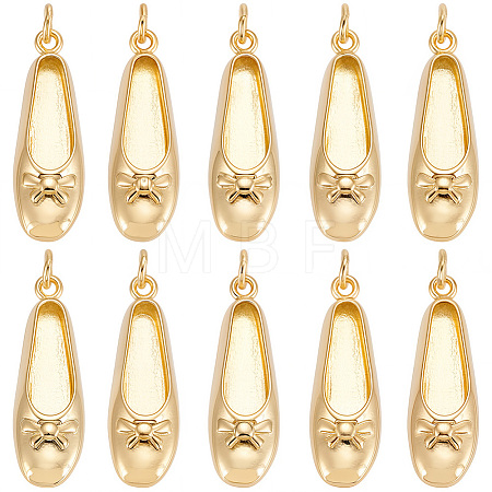 10Pcs Brass Pendants KK-SC0007-87-1