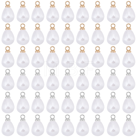 ABS Plastic Pearl Pendants FIND-BM0001-56C-1