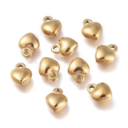PVD Vacuum Plating 304 Stainless Steel Charms X-STAS-G236-01G-A-1