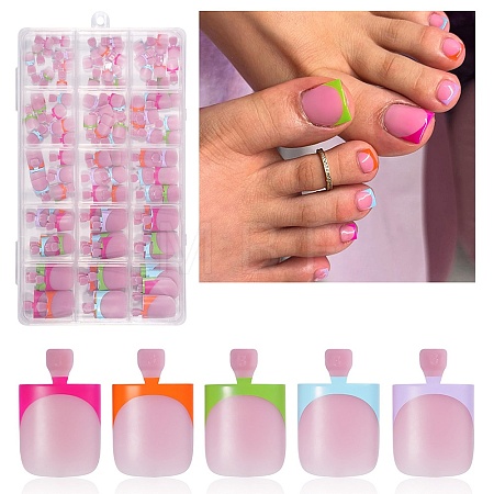 150Pcs Acrylic Toe Nail Tips MRMJ-P019-02A-1