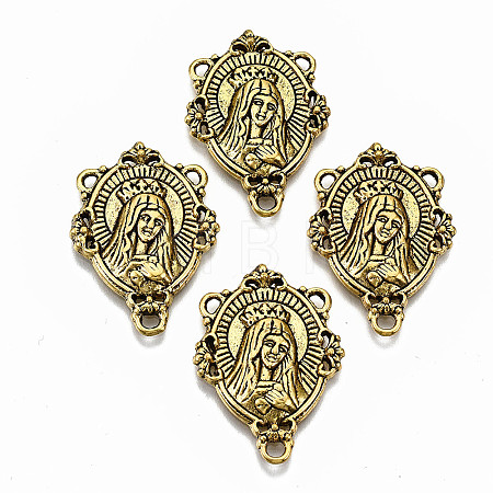 Tibetan Style Alloy Chandelier Component Links LS-TIBE-N011-002AG-RS-1