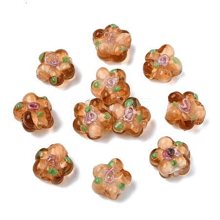 15PCS Handmade Lampwork Beads LAMP-YW0001-66C-1