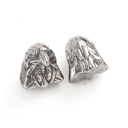 304 Stainless Steel Beads STAS-G222-06AS-1