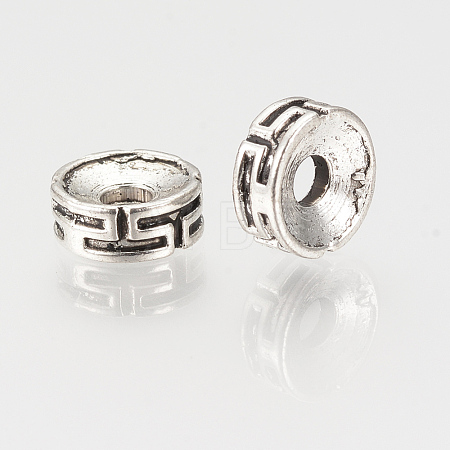 Tibetan Style Spacer Beads TIBEP-S315-46AS-NR-1