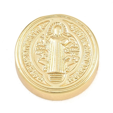 Religion Brass Beads KK-E802-23G-B-1