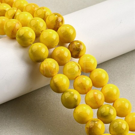 Natural Striped Stone Beads Strands G-D315-A01-04-8mm-1