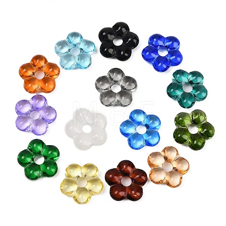 Transparent Glass Beads GLAA-F129-01-1