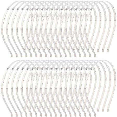 Iron Hair Band Findings OHAR-WH0011-78B-1