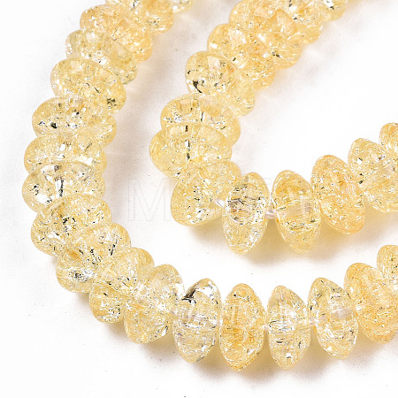 Crackle Glass Beads GLAA-S192-004G-1