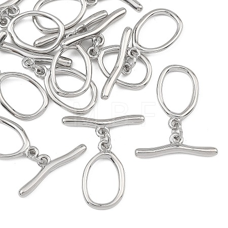 SHEGRACE Brass Toggle Clasps XGRQ58360-790P-1