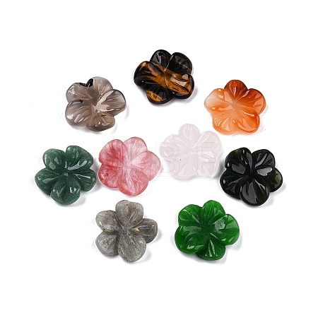 Natural & Synthetic Mixed Stone Pendants G-N344-36-1