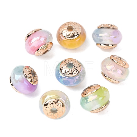 Opaque Resin & CCB Plastic UV Reactive Beads RESI-G119-14E-1