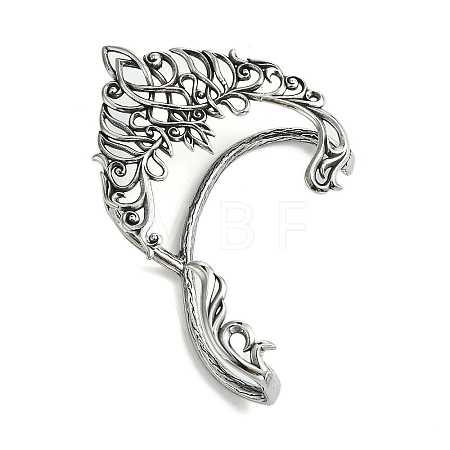 316 Surgical Stainless Steel Cuff Earrings EJEW-E300-05AS-01A-1
