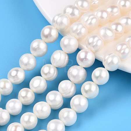 Natural Cultured Freshwater Pearl Beads Strands PEAR-N013-09C-1