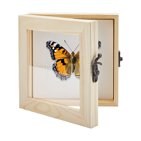1Pc Wood Storage Display Cases CON-GA0001-42-1