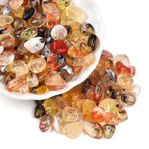 Transparent Acrylic Beads TACR-T028-39F-1