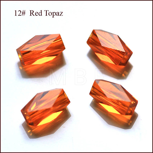 Imitation Austrian Crystal Beads SWAR-F055-8x4mm-12-1