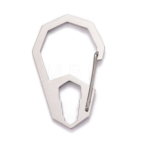 202 Stainless Steel Key Clasps STAS-F268-06P-1