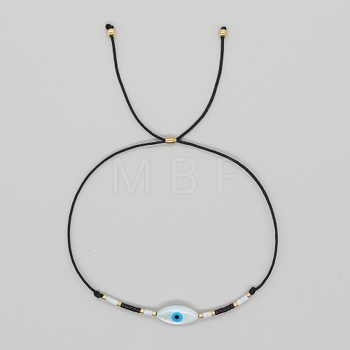 Natural Shell Evil Eye Bracelets FK3019-4-1