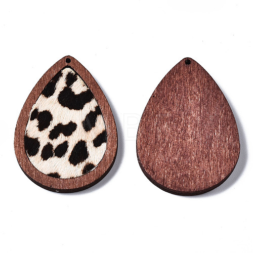 Eco-Friendly Cowhide Leather Pendants FIND-S301-33C-13-1