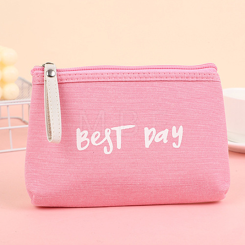 Waterproof Canvas Cosmetic Zipper Bags PW-WG637D7-04-1