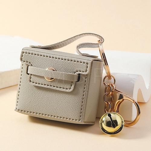 Imitation Leather Mini Tote Bag Keychain PW-WG33584-02-1